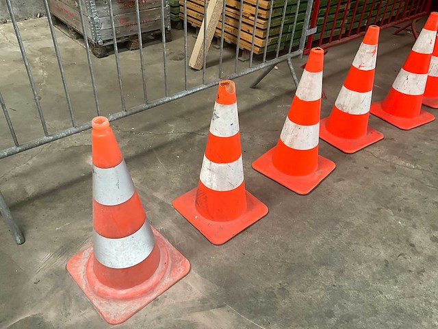 Dranghekkens en gevaren/verkeerskegels - afbeelding 4 van  5
