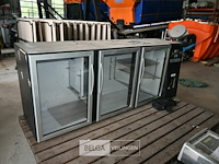 Drankenkoeling met 3 glazen deuren