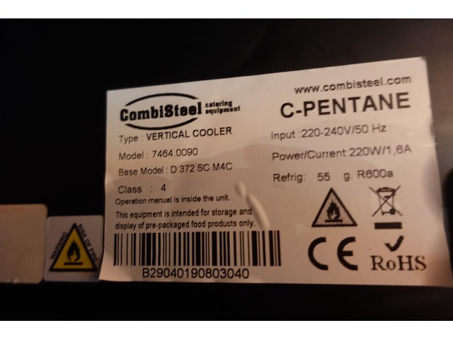 Drankenkoelkast combisteel - afbeelding 3 van  3