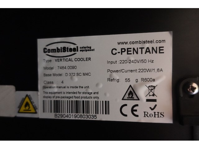 Drankenkoelkast combisteel - afbeelding 3 van  3