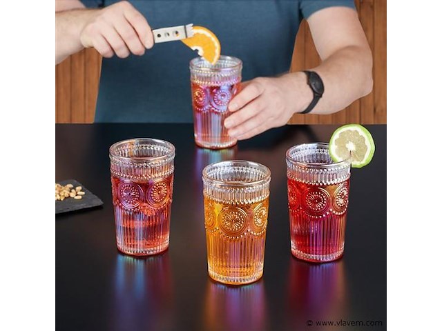 Drankglazen vintage - afbeelding 3 van  4
