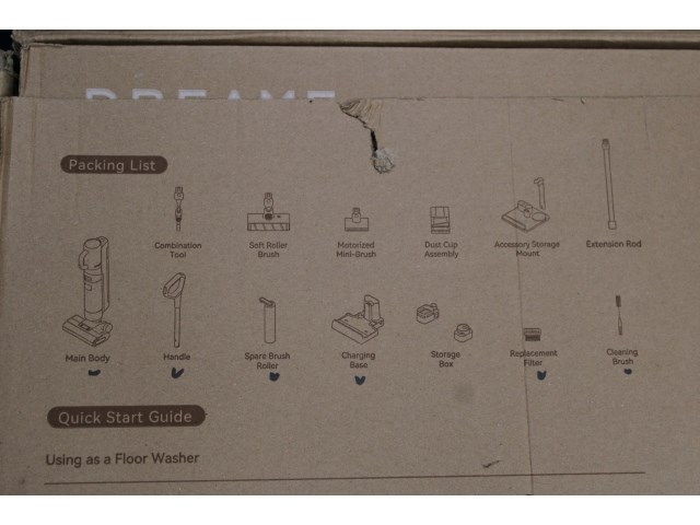 Dreame h12 dual smart cleaner nat-droog stofzuiger - afbeelding 8 van  8