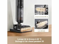 Dreame h12 pro ultra - natte & droge stofzuiger - automatische dubbelrotatie reinigen - 16 kpa zuiging - 2-rand borstel - afbeelding 4 van  5