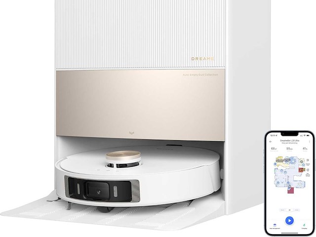Dreame l20 ultra robot stofzuiger & dweil met mopextensie-technologie - afbeelding 1 van  10