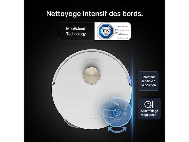 Dreame l20 ultra robot stofzuiger & dweil met mopextensie-technologie - afbeelding 5 van  10