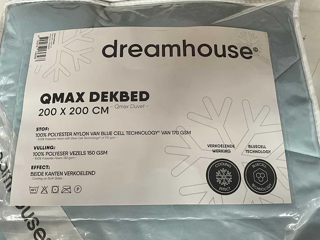 Dreamhouse qmax verkoelend dekbed 200 x 220 cm - afbeelding 3 van  5