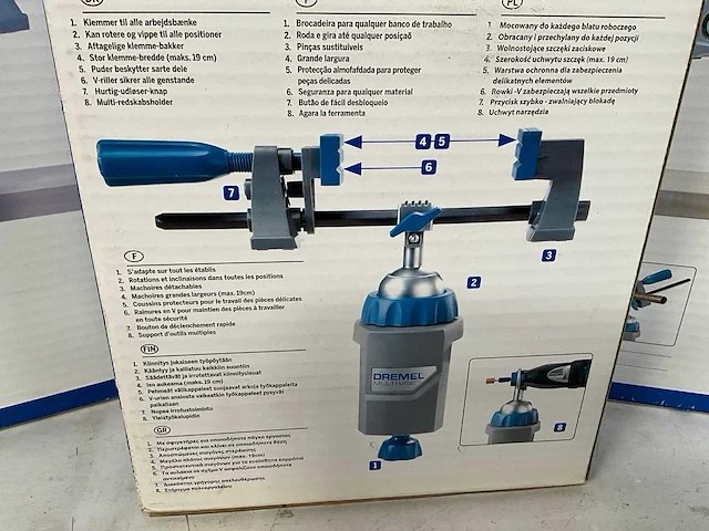 Dremel 2500 portable 3 in 1 vise (3x) - afbeelding 2 van  3