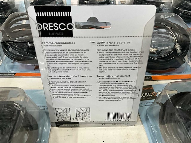 Dresco trommelremkabelset (24x) - afbeelding 3 van  3