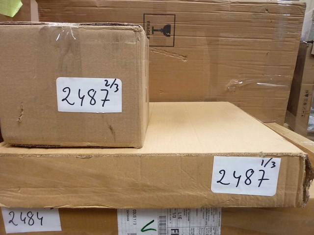 Dressoir - walnoot en wit marmer - afbeelding 10 van  10