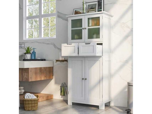 Dressoir - wit voor keuken en badkamer - afbeelding 1 van  6