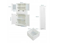 Dressoir - wit voor keuken en badkamer - afbeelding 4 van  6