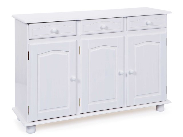 Dressoir abaco (3 deuren) - wit - afbeelding 1 van  7