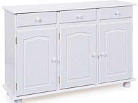 Dressoir abaco (3 deuren) - wit - afbeelding 1 van  7