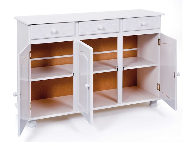Dressoir abaco (3 deuren) - wit - afbeelding 3 van  7