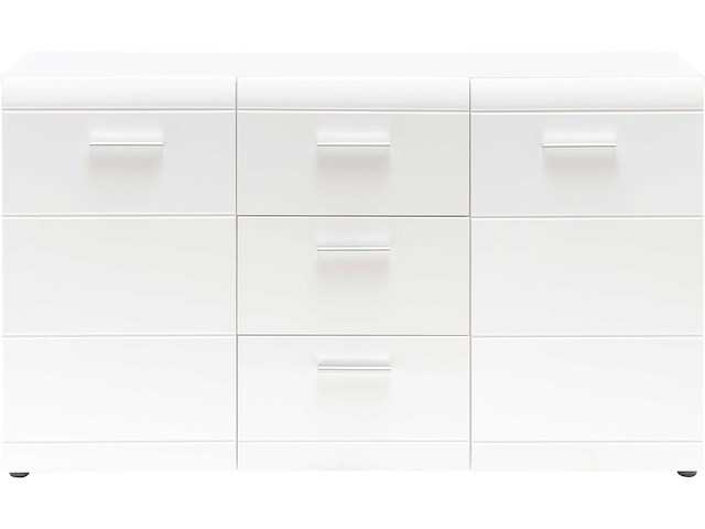 Dressoir allan 144cm met 2 deuren & 3 lades - wit - afbeelding 2 van  7