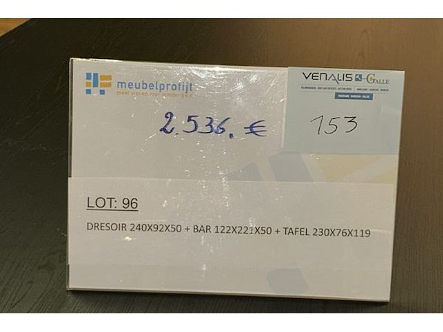 Dressoir, barkast, tafel - afbeelding 5 van  13