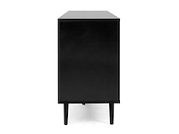 Dressoir daka 150cm 3 deuren - zwart/beige - afbeelding 6 van  7