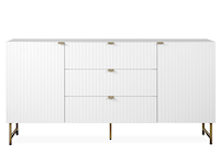 Dressoir edith-wit/goud - afbeelding 1 van  7
