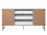 Dressoir edith-wit/goud - afbeelding 3 van  7