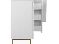 Dressoir edith-wit/goud - afbeelding 7 van  7