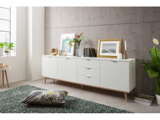 Dressoir göteborg 3 deuren & 3 laden - afbeelding 2 van  7