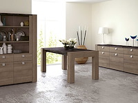 Dressoir iris | 220 x 48 x 80 cm | brown oak - afbeelding 4 van  6