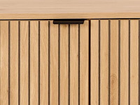 Dressoir jaipur - 180x40x70cm - 2 deuren & 1 lade - eikdecor - afbeelding 7 van  7
