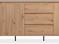 Dressoir korina 178 cm-artisanale eik - afbeelding 4 van  7