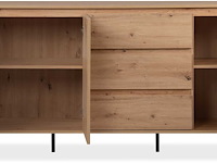 Dressoir korina 178 cm-artisanale eik - afbeelding 5 van  7