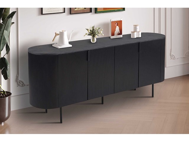 Dressoir lagos | 200 x 45 x 80 cm | donkerbruin - afbeelding 1 van  7