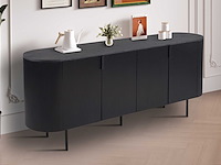Dressoir lagos | 200 x 45 x 80 cm | donkerbruin - afbeelding 1 van  7