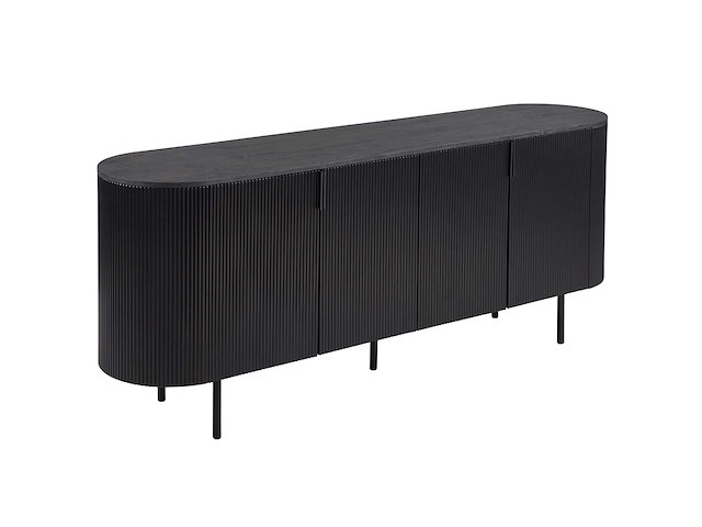 Dressoir lagos | 200 x 45 x 80 cm | donkerbruin - afbeelding 4 van  7