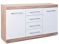 Dressoir lublin met 2 deuren en 4 laden - afbeelding 1 van  11