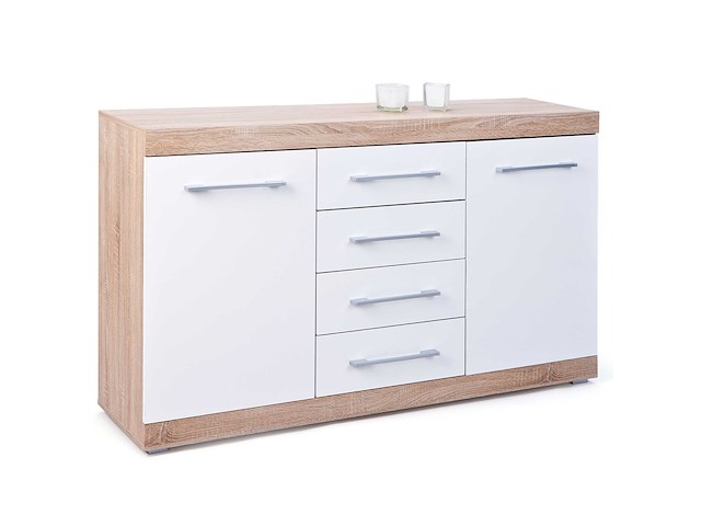 Dressoir lublin met 2 deuren en 4 laden - afbeelding 4 van  11
