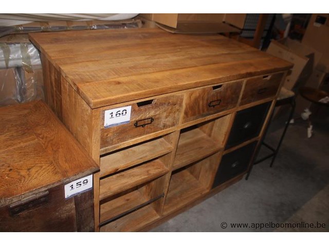 Dressoir met laden en open vakken - afbeelding 1 van  1
