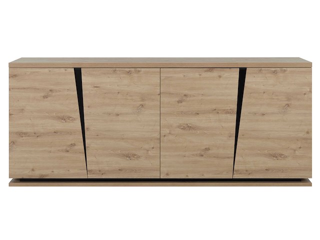 Dressoir split 220cm met 4 deuren - artisan eik - afbeelding 1 van  4