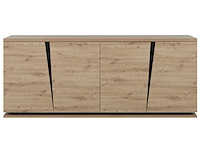 Dressoir split 220cm met 4 deuren - artisan eik - afbeelding 1 van  4