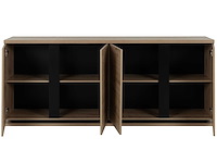 Dressoir split 220cm met 4 deuren - artisan eik - afbeelding 2 van  4