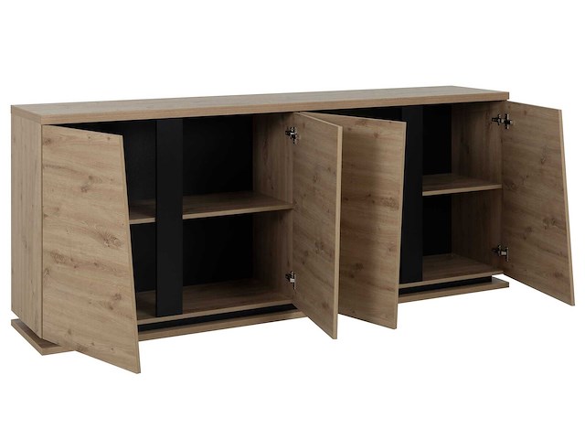 Dressoir split 220cm met 4 deuren - artisan eik - afbeelding 3 van  4