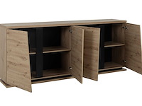 Dressoir split 220cm met 4 deuren - artisan eik - afbeelding 3 van  4