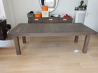 Dressoir & tafel in hout - afbeelding 2 van  3