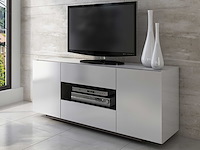 Dressoir / tv-meubel ivo 160cm - wit - afbeelding 2 van  7