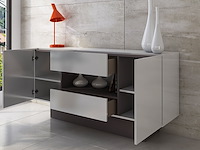 Dressoir / tv-meubel ivo 160cm - wit - afbeelding 7 van  7