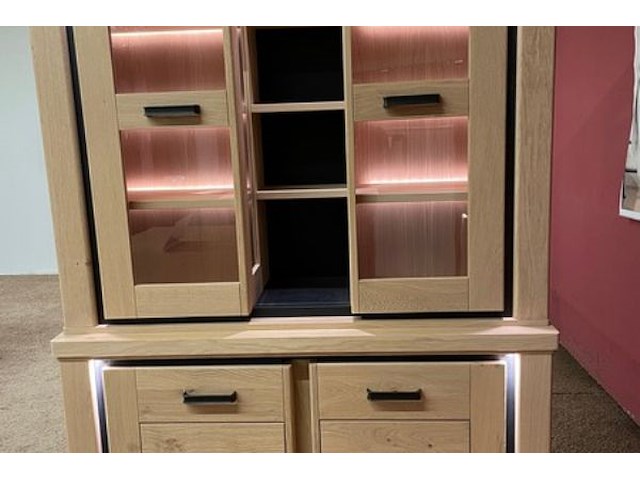 Dressoir, vitrine, tafel, 6 stoelen - afbeelding 4 van  29