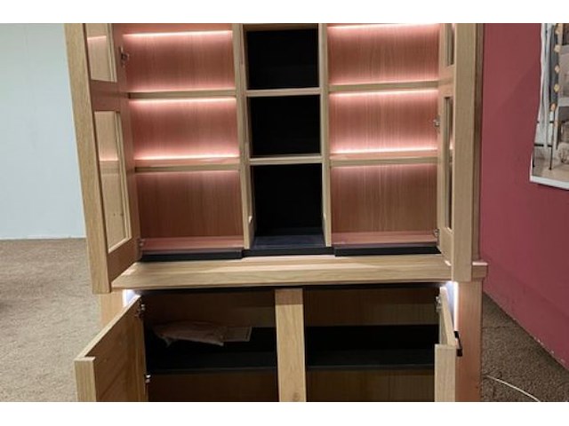 Dressoir, vitrine, tafel, 6 stoelen - afbeelding 5 van  29