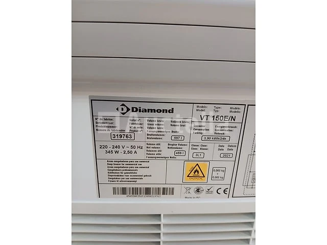 Dressoir/vriezer - diamond - vt 150 i/n - afbeelding 3 van  4