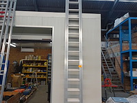 Driedelige alu ladder solide - afbeelding 1 van  4