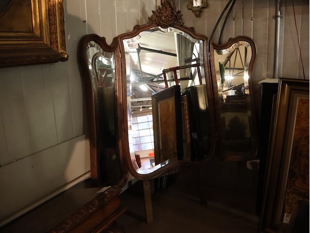 Drieluik spiegel - afbeelding 1 van  3