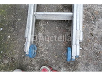 Drievoudige aluminium ladder 3x14 - afbeelding 1 van  7