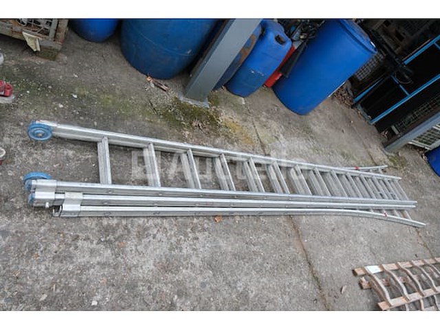Drievoudige aluminium ladder 3x14 - afbeelding 3 van  7